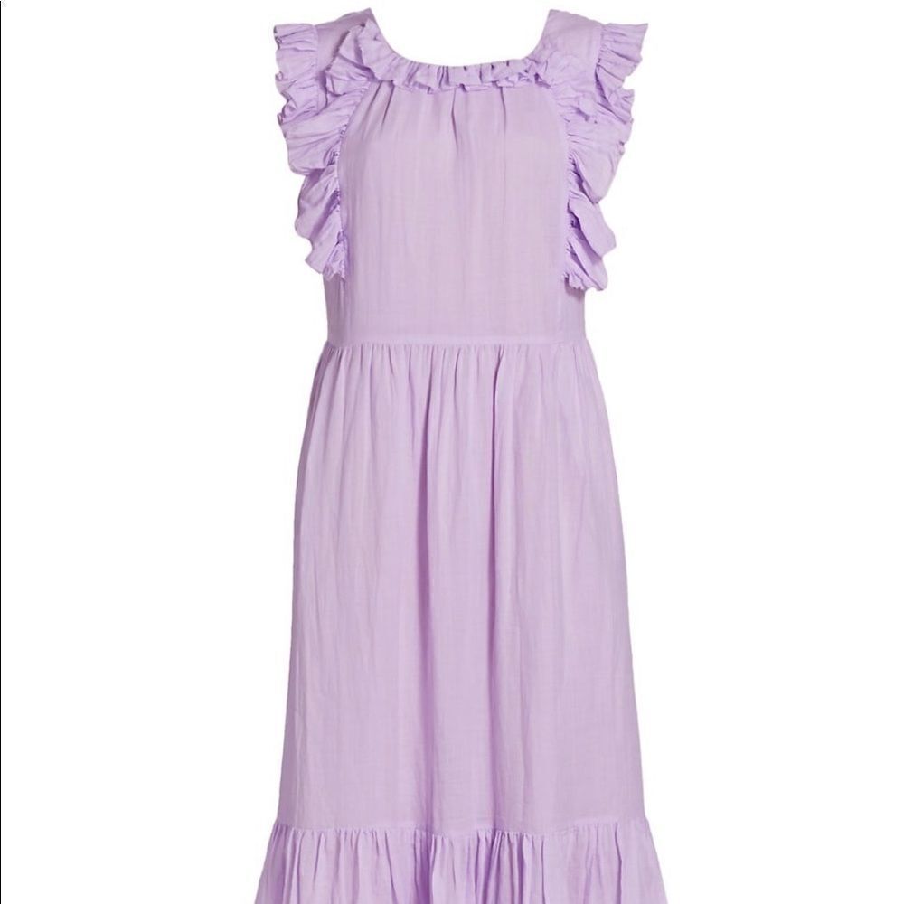 💜 Lilac Purple Ruffle Dress from Sea - Picture 4 of 7